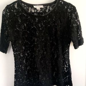 Forever 21 Lacy See-Through Shirt